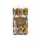 60ct. Holiday Deluxe Shatterproof Christmas Tree Ornament Box Set